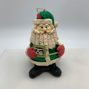 Vintage Handmade Christmas Teacher Santa Claus Retro Christmas Ornament